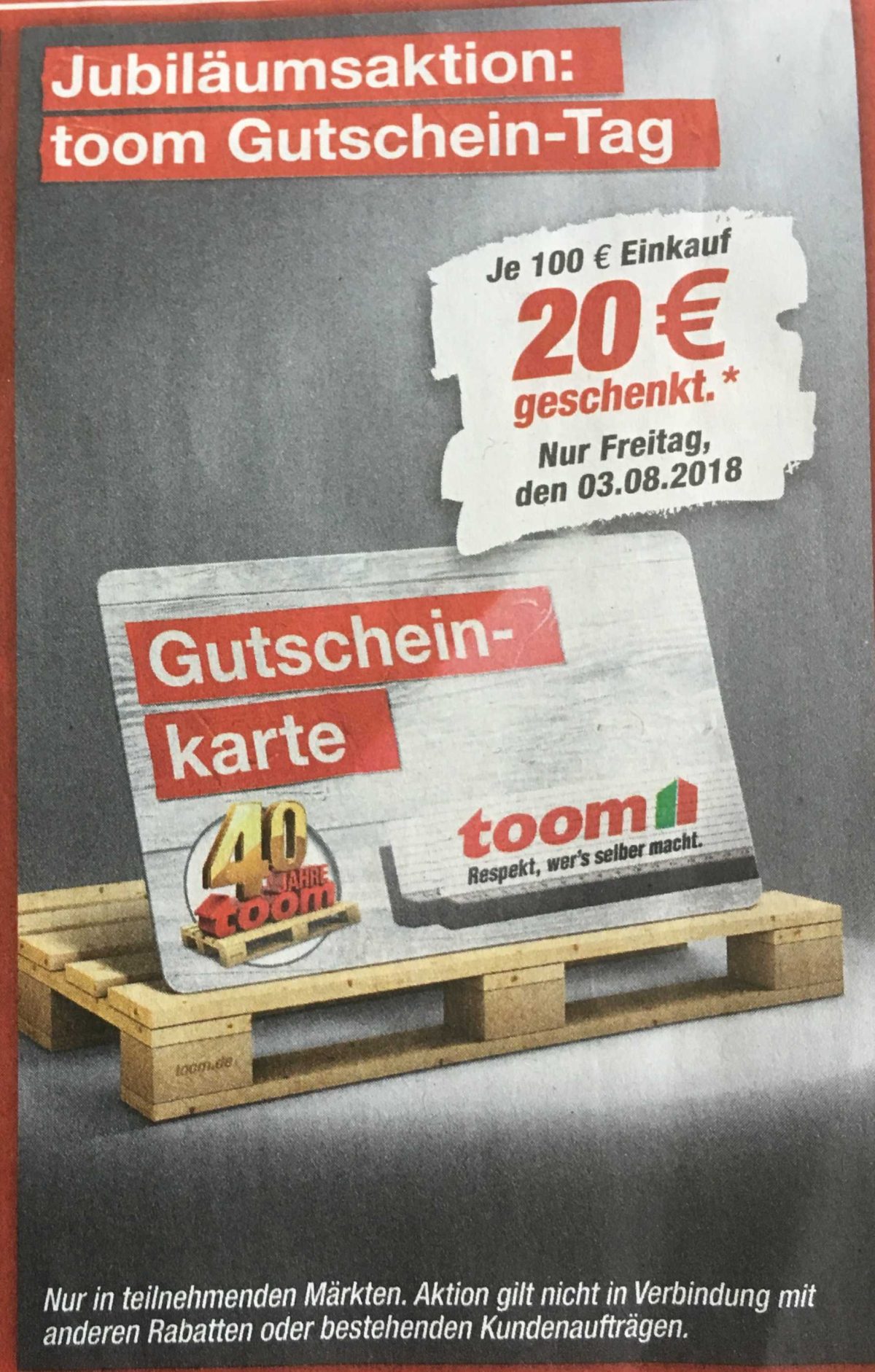 Toom Baumarkt Gutschein Zum Ausdrucken