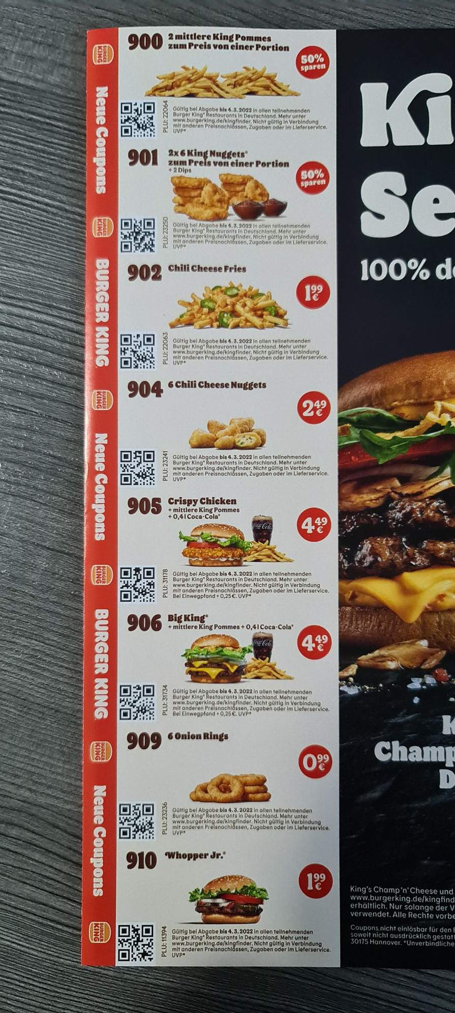 Burger King Gutscheine Juli 2018 Zum Ausdrucken