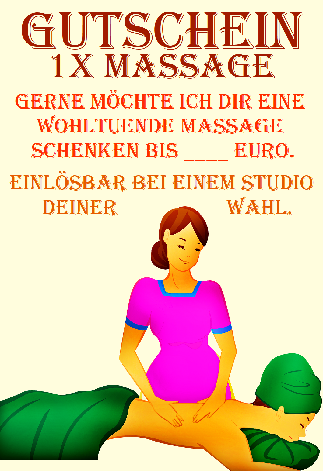 Massage Gutschein Hamburg Sofort Zum Ausdrucken