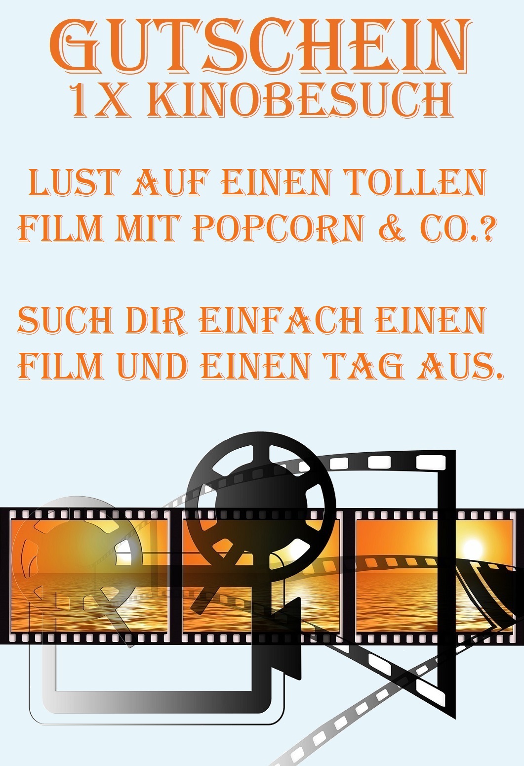 Gutschein Vorlage Zum Ausdrucken Kino