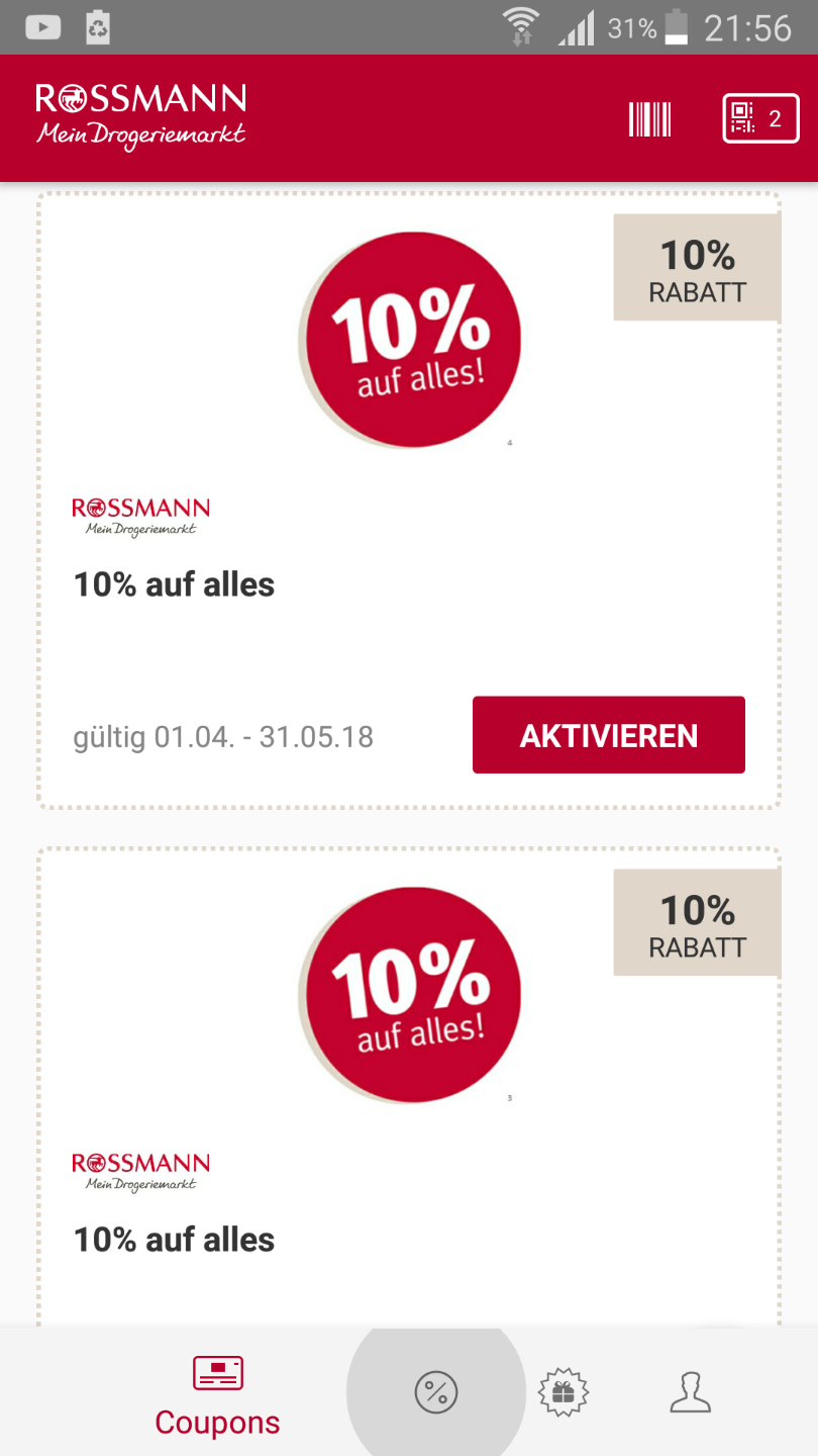 Rossmann 10 Prozent Gutschein Ausdrucken Juli 2017