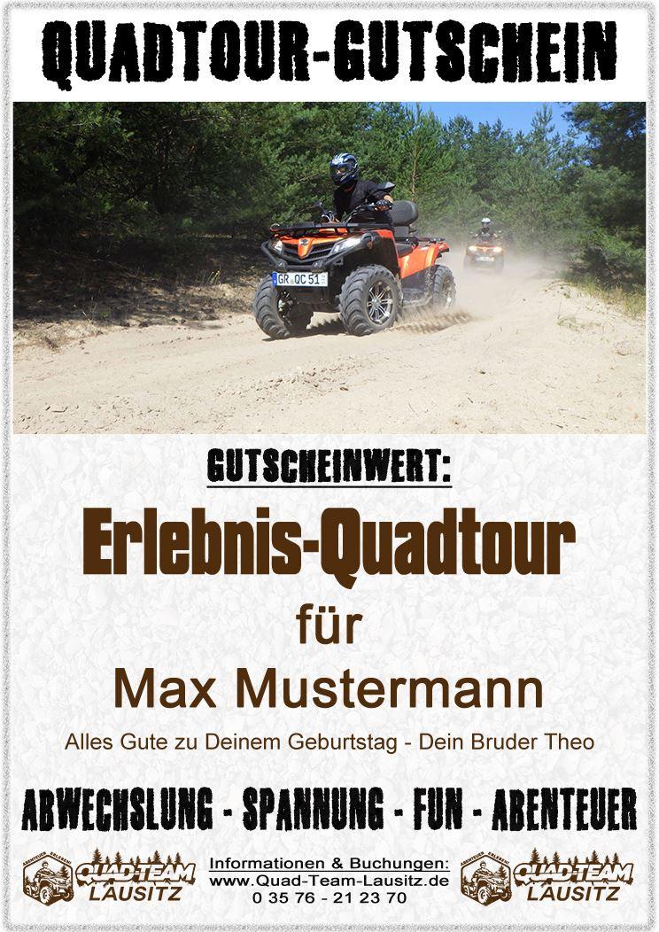 Gutscheine Quad Teile Ausdrucken