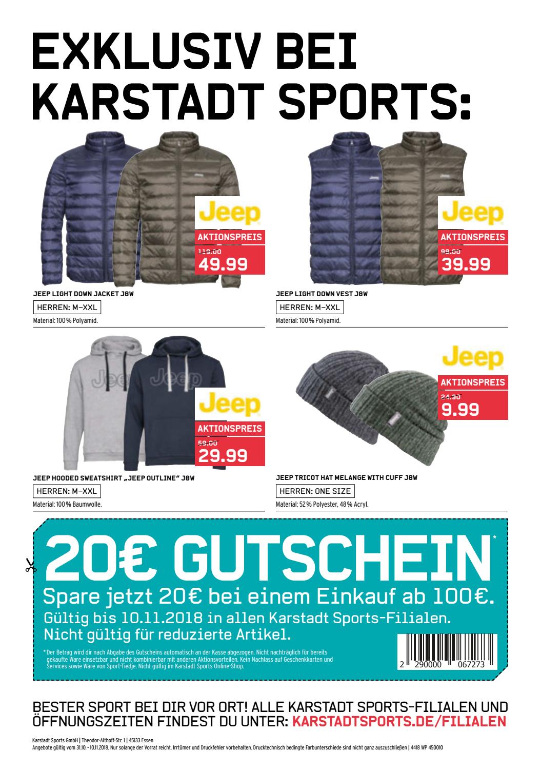 Karstadt Sport Gutscheine Zum Ausdrucken