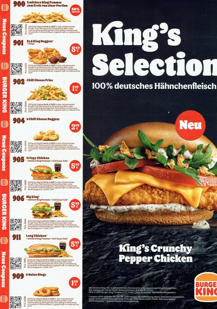 Muss Man Burger King Gutscheine Ausdrucken